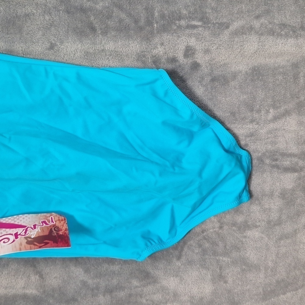 Kanu Surf One Piece Swimsuit Girls 8 Aqua - Picture 5 of 8